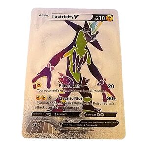 💖Collector's Toctricity V 210hp Silver Foil Pokemon Card